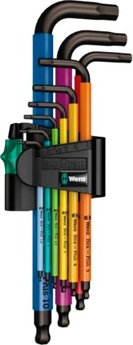 

Набор ключей Wera 950/9 Hex-Plus Multicolour 1 9-pcs 073593 (9 предметов)