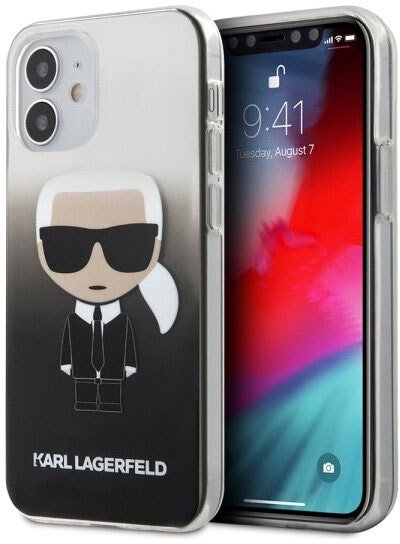

Чехол для телефона CG Mobile Karl Lagerfeld для Apple iPhone 12 mini KLHCP12STRDFKBK