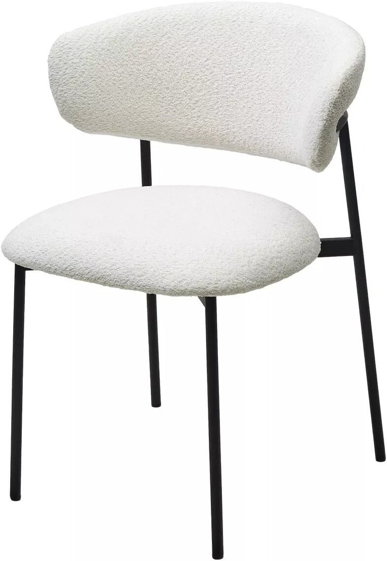 

Стул M-City Леонардо 455M05729 (000 белый букле Soul /черный)