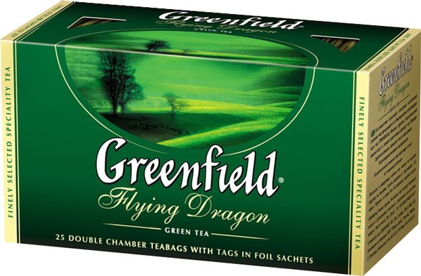 Зеленый чай Greenfield Flying Dragon 25 шт