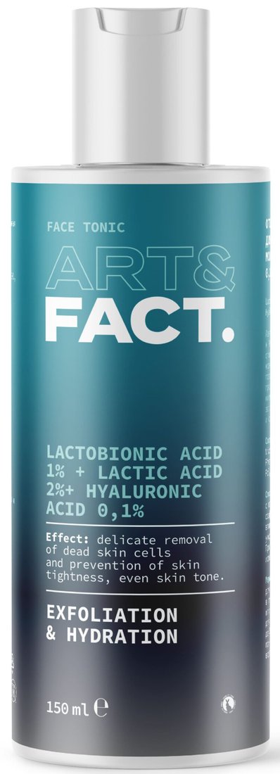 

Art&Fact Тоник для лица Lactobionic Acid 1% + Lactic acid 2% отшелушивающий 150 мл