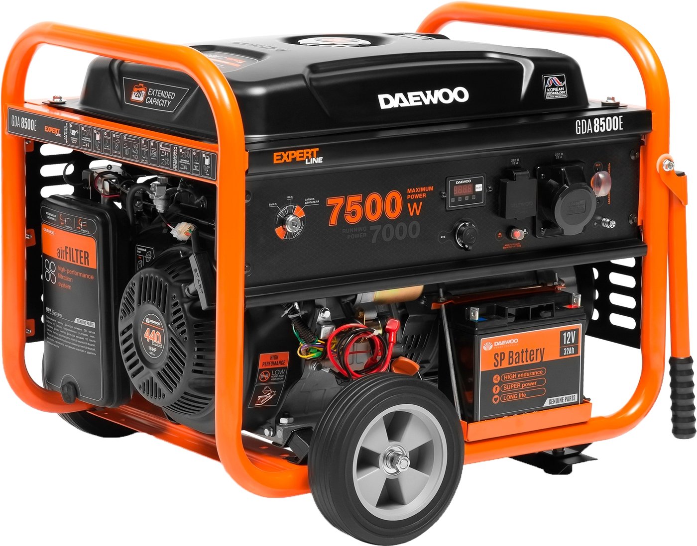 

Бензиновый генератор Daewoo Power GDA 8500E