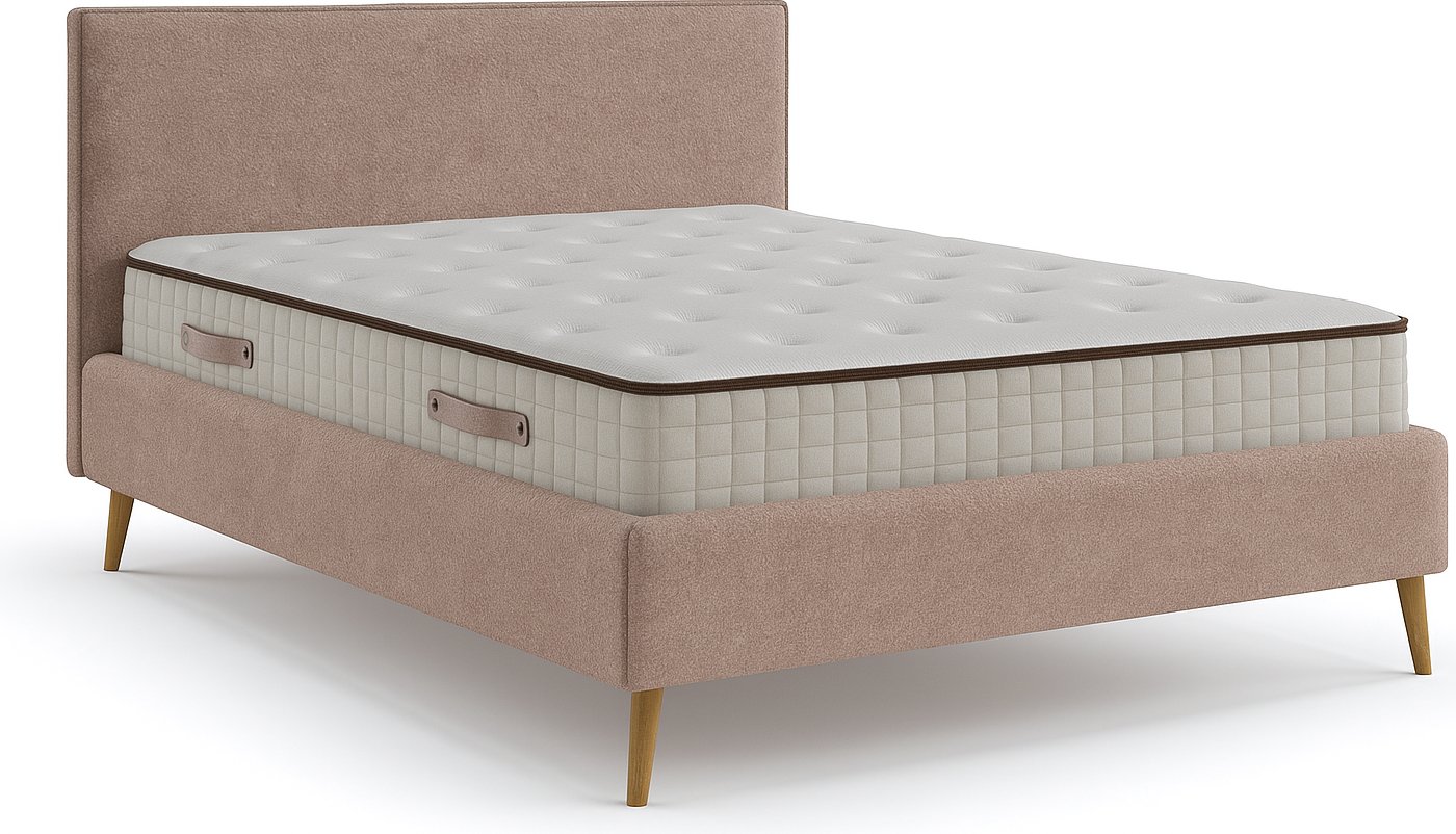 

Кровать Sonit Narsis 140x200 велюр River (07 пыльная роза)