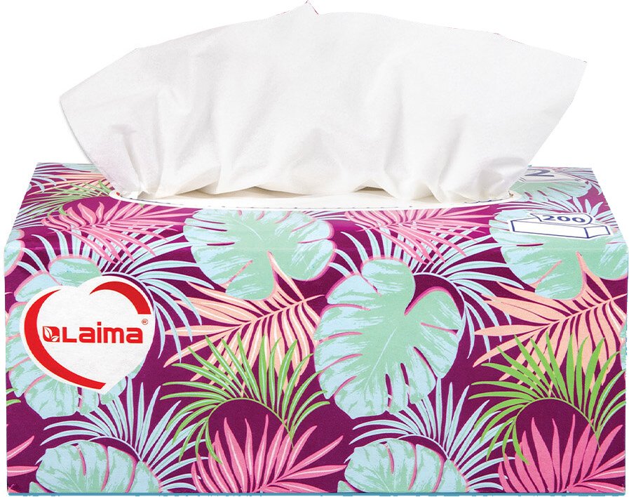 

Бумажные салфетки Laima Косметические 880657 (200 шт)