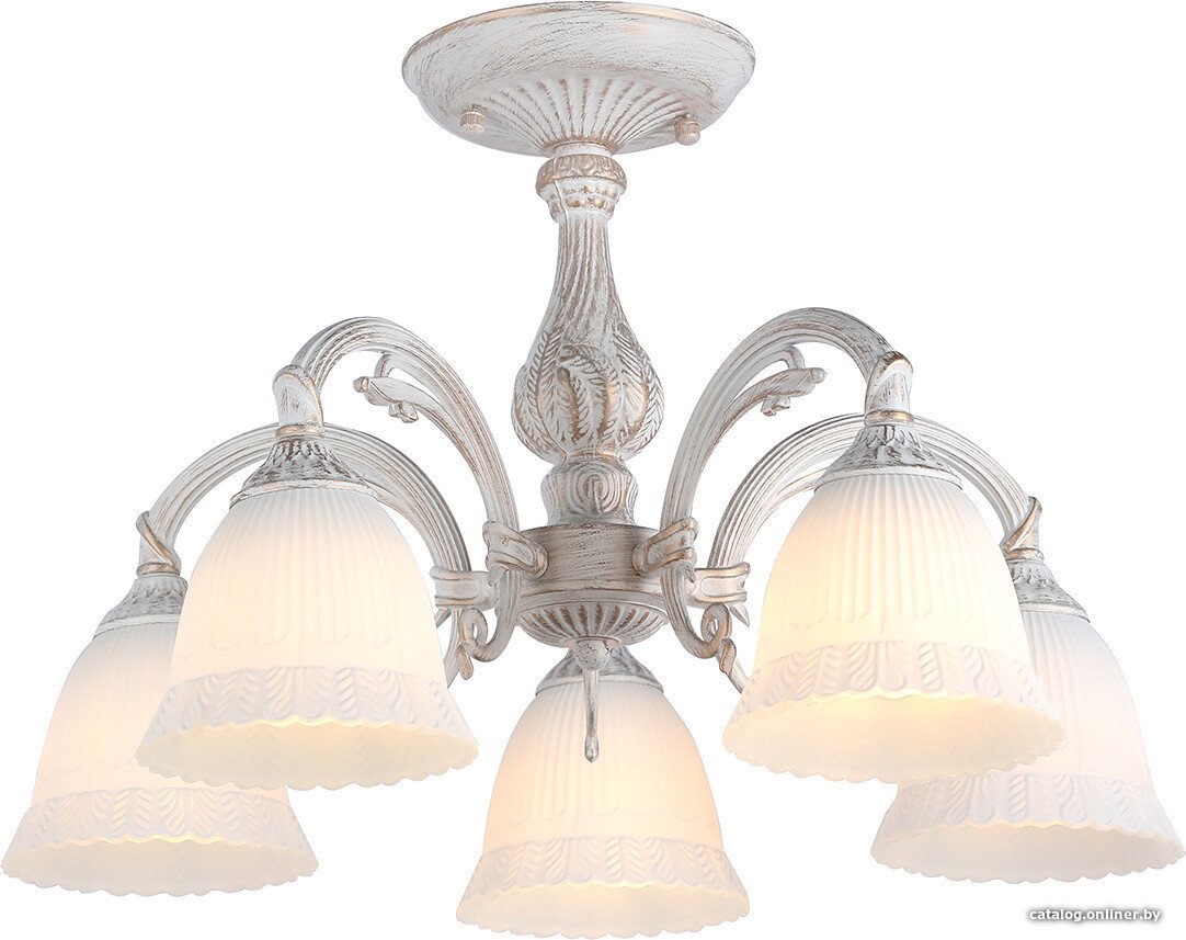 Люстра средней высоты Escada Versailles 1114/5PL E27*60W White
