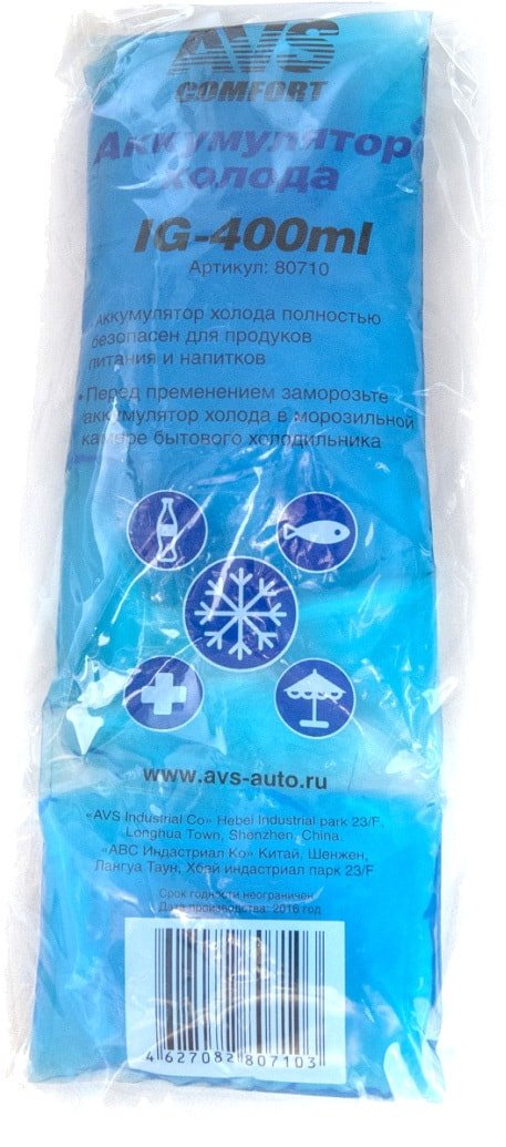 

Аккумулятор холода AVS IG-400ml