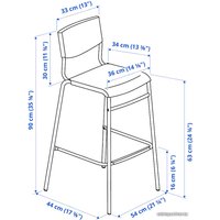 Стул Ikea Стиг 904.984.20 (черный)