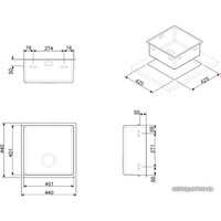 Кухонная мойка Smeg LFT40SFR