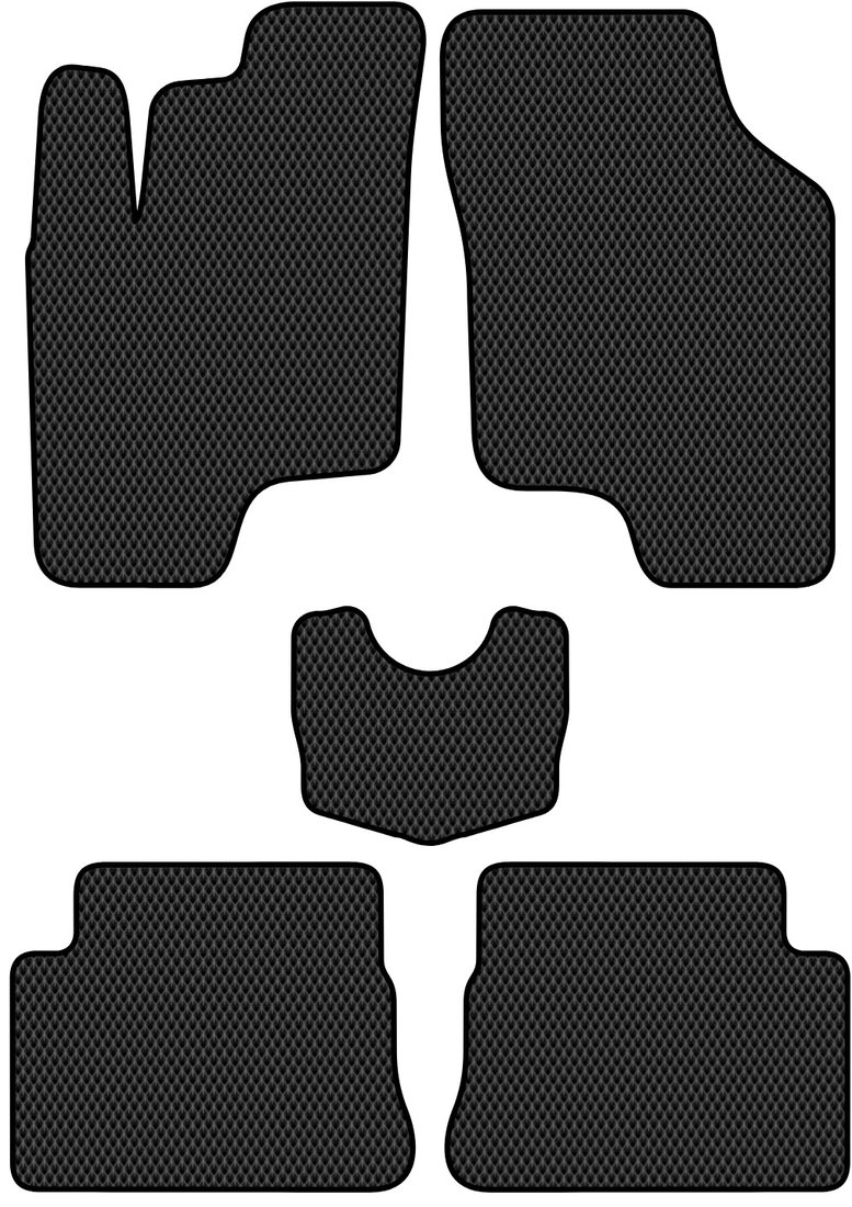 

Комплект ковриков для авто Alicosta Hyundai Getz I (хэтчбек 5 дв / TB) 2002 - 2011 (черный, ромб)