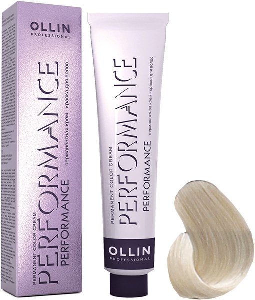 

Крем-краска для волос Ollin Professional Performance 11/1 специальный блондин пепельный