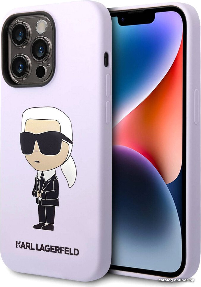 Чехол для телефона CG Mobile Lagerfeld для iPhone 14 Pro KLHCP14LSNIKBCU