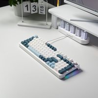 Клавиатура JEGG ZA98 White Navy Blue (TNT Red) в Бресте