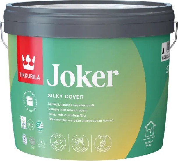 

Краска Tikkurila Joker 9 л. (базис С)