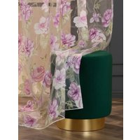 Тюль Arya Roza 300x260 8001885870629 (сиреневый/зеленый)