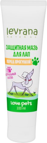 Крем Levrana Love Pets защитная мазь для лап перед прогулкой (100 мл)