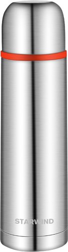 Термос StarWind 10-500 500мл (серебристый/красный)