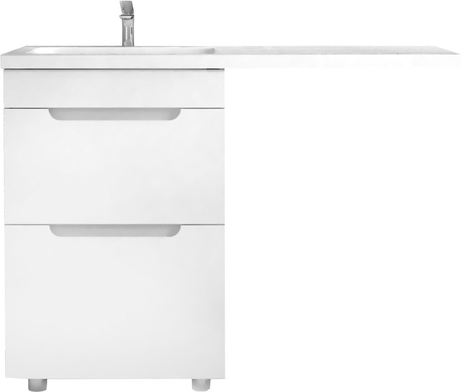 

Raval Тумба под умывальник Forte 120 For.01.120.L/N/W (левый, белый)