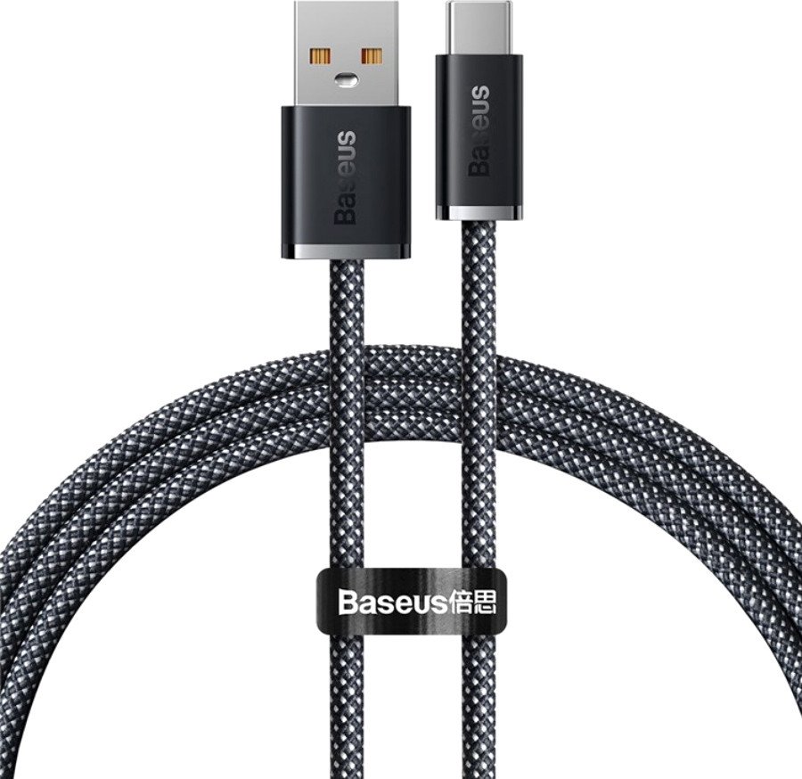 

Кабель Baseus Dynamic Series Fast Charging Data Cable 100W USB Type-A - USB Type-C (1 м, серый)