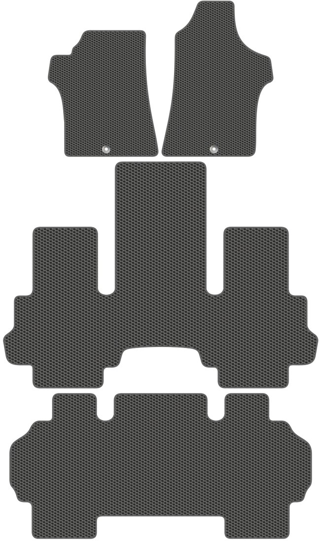 

Комплект ковриков для авто Alicosta Hyundai Starex II (минивэн / TQ) 2018 - Н.В. +3 ряд (серый)