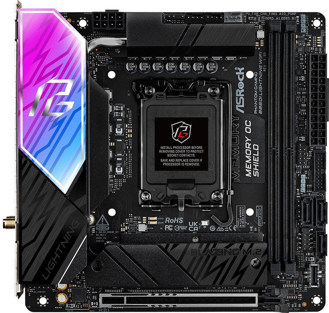 

Материнская плата ASRock B860I Lightning WiFi