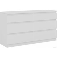 Комод Mio Tesoro Кастор 6 ящиков 2.03.02.080.1 (белый)