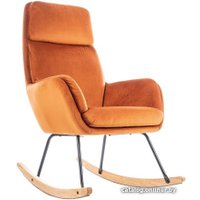 Кресло-качалка Signal Hoover Velvet (оранжевый)