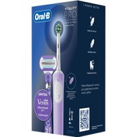 Электрическая зубная щетка Oral-B Vitality Pro Lilac Mist D103.413.3 + Бритва Gillette Venus Swirl (сиреневый)