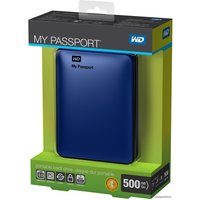 Внешний накопитель WD My Passport USB 3.0 500GB [WDBKXH5000ABL]