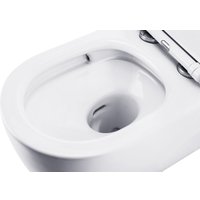 Унитаз подвесной Roxen Porto в комплекте с инсталляцией StounFix Dual Fresh 6 в 1 968069 (кнопка: брашированное золото)