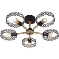 Припотолочная люстра Escada Banjo 679/5P (Black)