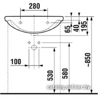 Умывальник Jika Lyra Plus 60x46 (отв. под смеситель) [8.1338.3.000.104.1]