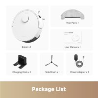 Робот-пылесос Trouver Trouver Robot Vacuum E20 Pro RLE12SA (евровилка, белый)