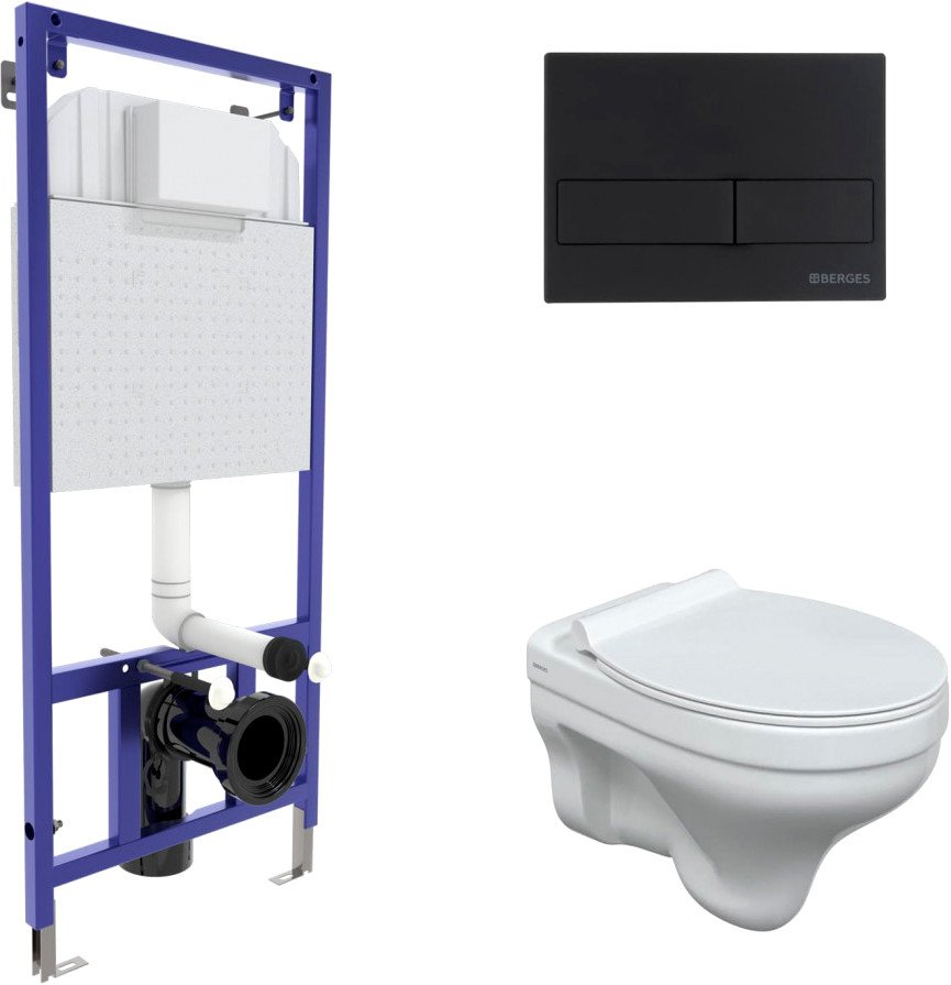 

Унитаз подвесной Berges Wasserhaus Albit S + Top Slim SO + Novum + L5 042439