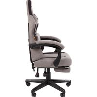 Игровое (геймерское) кресло CHAIRMAN CH27 (ткань, серый/черный) в Гродно