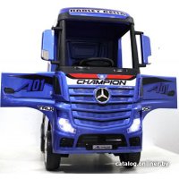 Электромобиль RiverToys Mercedes-Benz Actros 4WD HL358 (синий глянец)