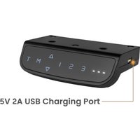 Стол для работы стоя ErgoSmart Wooden Ergo Desk Prime 1300х750х27 мм (прямой край, дуб мореный/черный) в Могилеве