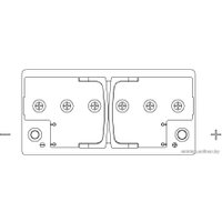 Автомобильный аккумулятор AutoPart Plus 555-100 (55 А/ч)