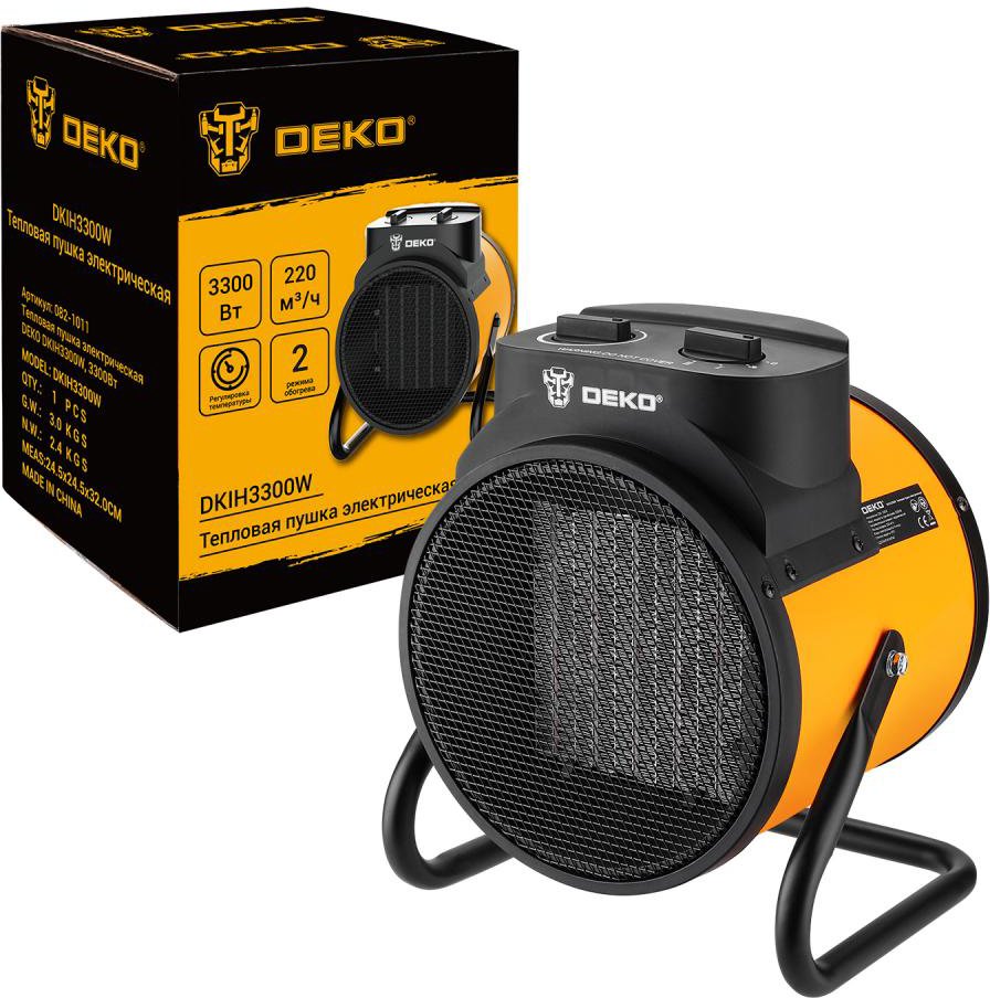 

Электрическая тепловая пушка Deko DKIH3300W
