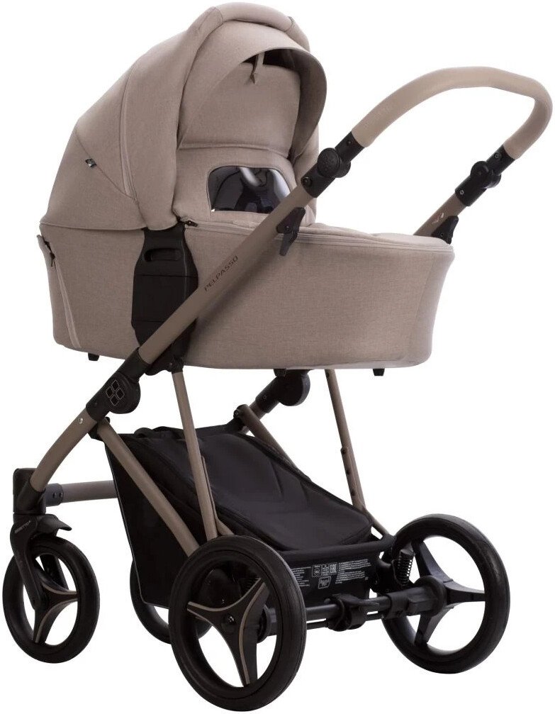 

Универсальная коляска BEBETTO Pelpasso (2 в 1, 01 kaszmir/светло-бежевый)