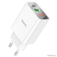 Сетевое зарядное Hoco C100A USB Type-C (белый)