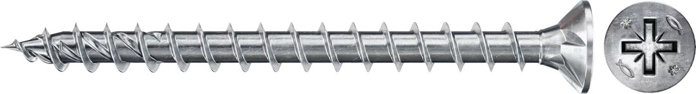 

Шуруп Fischer PowerFast FPF II CZF 4.0 x 40 BC 100 670201 (100 шт)