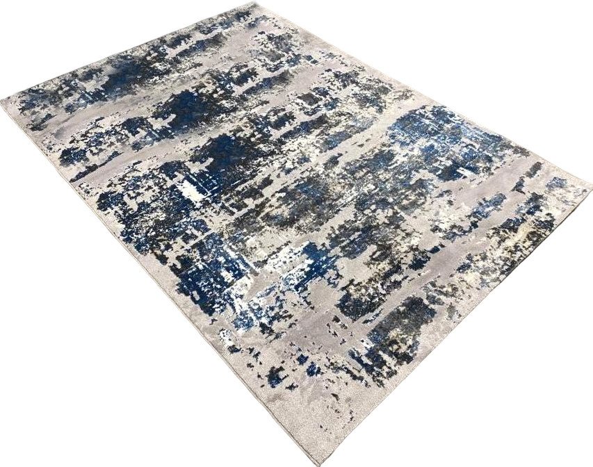 

Ковер для жилой комнаты Radjab Carpet Палермо прямоугольник R514A 10642RK 3x4 (light grey/blue)