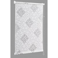 Рулонные шторы Delfa Сантайм Глория СРШ-01М 2910 (115x170, белый/серебристый)