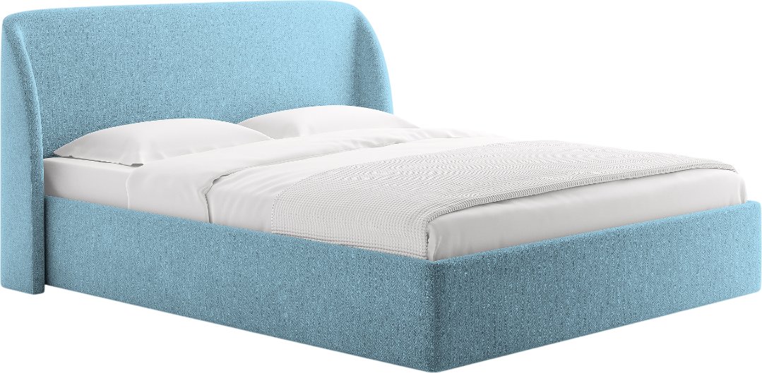 

Кровать Сонум Nicole 160x190 (рогожка голубой)