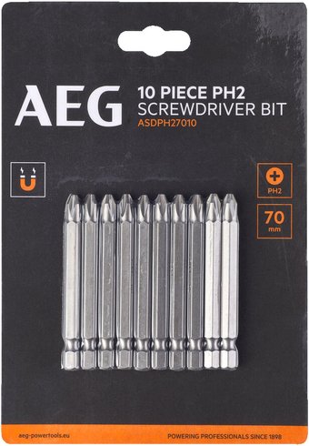 Набор бит AEG Powertools 4932479507 (10 шт)