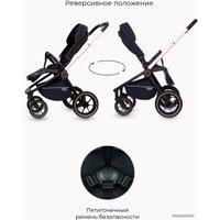 Универсальная коляска Rant MOWbaby Zoom PU (2 в 1, gold black)