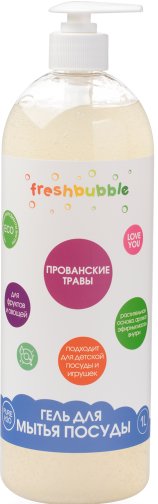 

Средство для мытья посуды Freshbubble Прованские травы 1 л