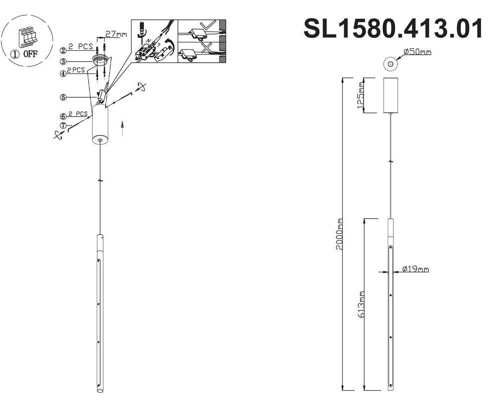 

Подвесная люстра ST Luce Ralio SL1580.413.01