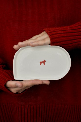 Блюдце Ceramicmay 15 см с лошадкой