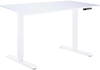 Стол с регулировкой высоты ErgoSmart Manual DESKFIT DF100 1200х650х18 мм (альпийский белый/белый)